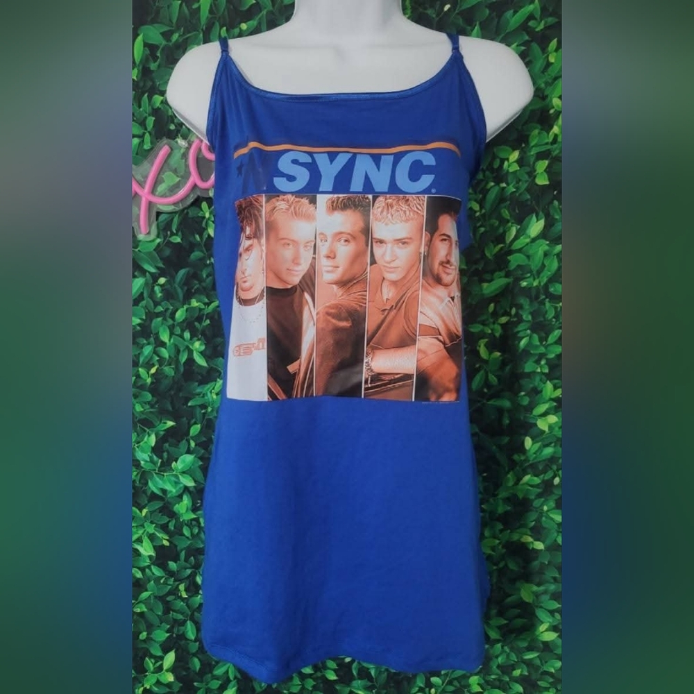 Boy Band Graphic Tunic Tank
